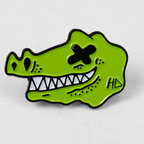 Crocodile Pin Badge image 1