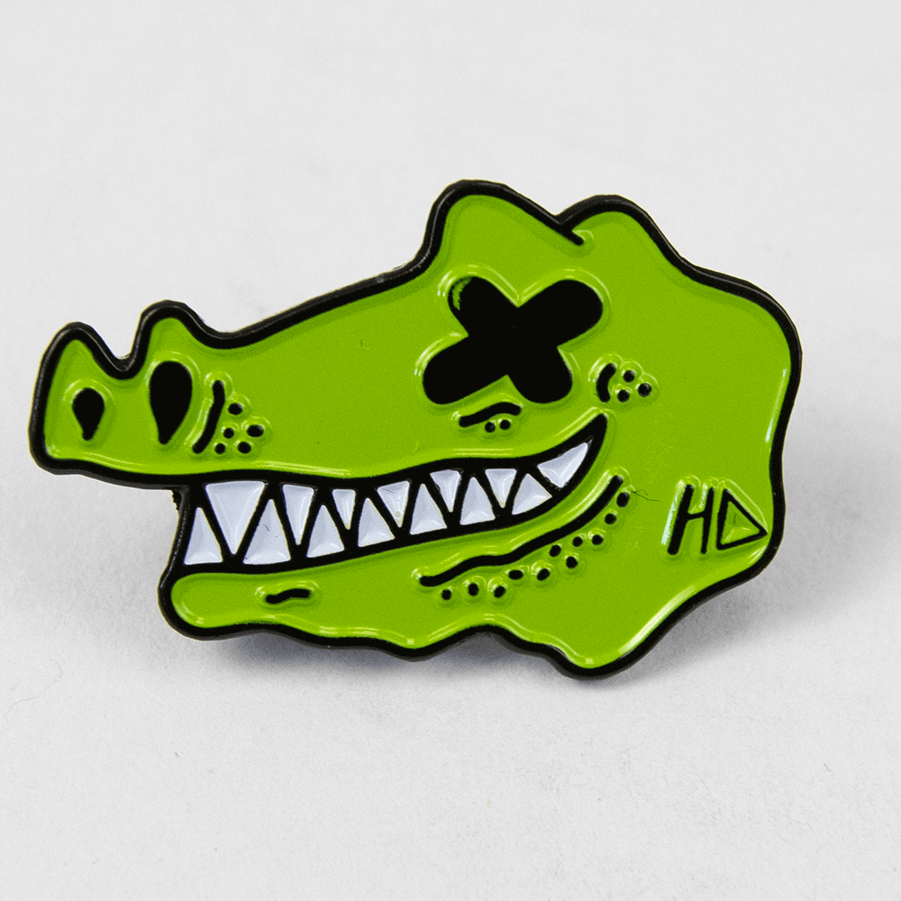 Crocodile Pin Badge image 1